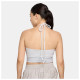 Nike Γυναικεία αμάνικη μπλούζα Sportswear Chill Terry Cropped French Terry Halter Top